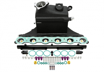 TA Technix Ansaugbrücken Set schwarz passend für BMW 2er Serie M2 (G87), 3er Serie  M3 (G80), 4er Serie M4 (G82) mit Motorcode S58