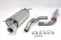 Preview: TA Technix stainless steel system 1x100mm suitable for Audi TT Coupe/Roadster only 2-WD txpe 8N