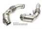 Preview: TA Technix Downpipe mit Katalysator mit Flexrohr passend für BMW 5er Serie F10/11/07, 6er Serie F12/F13, 7er Serie F01/02/03, X5 E70, X6 E71 - N63 Motoren