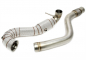 Preview: TA Technix Downpipe mit Hitzeschild und Katalysator passend für Mercedes Benz CLA-Klasse Coupe C117, CLA Shooting Brake X117, C45 AMG - Motorcode M133
