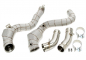 Preview: TA Technix Downpipe mit Hitzeschild und Katalysator passend für Mercedes Benz GLC-Klasse C63 AMG X253, GLC Coupe C253 - Motorcode M177