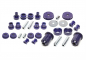 Preview: TA Technix PU-bushings kit 37-pieces / front axle+rear axle / front axle with Ø 21mm rod / M3 eccentric / rear axle with Ø 14mm rod / fits BMW 3 series E30