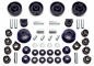 Preview: TA Technix PU-Buchsen Kit 48-teilig / Vorderachse mit 23mm Stabi+HA-4WD / passend für Audi A3Q (8L)/ Seat Leon T4 (1M)/ Skoda Octavia 4x4 (1U)/ VW Bora 4-Motion, Golf IV 4-Motion (1J)