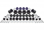 Preview: TA Technix PU-Buchsen Kit 54-teilig / Vorderachse+Hinterachse / passend für Audi A3 / Q3 / TT / Seat Leon / Altea / Toledo / Alhambra / Skoda Octavia / Superb / Yeti / VW Scirocco / Eos / Jetta / Golf / Touran / Tiguan / Passat / Sharan