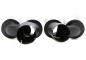 Preview: TA Technix Endrohrblende zum anschrauben "double design" oval in chrom/glänzend passend für BMW 5er Serie (G30, G31)