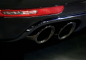 Preview: TA Technix Endrohrblende zum anschrauben "double design" in schwarz/glänzend passend für Porsche Macan (95B) BJ 2014-2018