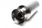 Preview: TA Technix Edelstahl Sportendschalldämpfer universal 125/100 /45mm rund / glatt / Silencer im Endrohr