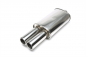 Preview: TA Technix stainless steel sport rear silencer universal 2 x 76mm round / flanged