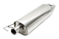 Preview: TA Technix rear silencer 2x76mm round/flanged from stainless steel system EVOG4A-xx