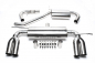 Preview: TA Technix Duplex Edelstahlanlage Links+Rechts 2x76mm passend für Audi A3 8P/ VW Golf V 1K, Golf Plus 1KP