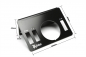 Preview: TA Technix / Viair pressure indicator holder / frame black / 50° angled