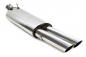 Preview: TA Technix rear silencer 2x76mm from racing exhaust system RSG2E276SC suitable for VW Golf II