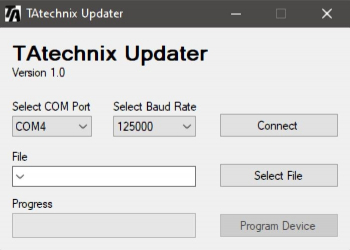 Updateprogramm und Software für TA Technix Airmanagement