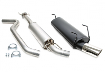TA Technix sport exhaust system 1x90x120mm suitable for Saab 9-5 Turbo Type YS3E