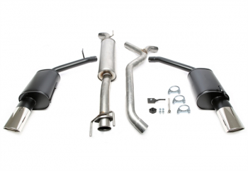 TA Technix Duplex Sportauspuffanlage 1x90/120mm Links+Rechts passend für Saab 9-5 Turbo Limo.+Kombi