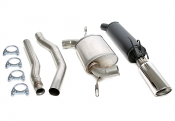 TA Technix Sportauspuffanlage 1x100mm passend für Volvo 850+S70+V70 Limo.+Kombi