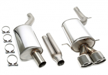 TA Technix stainless steel system 2x90x120mm suitable for Audi A4/RS4 Quattro Type 8D-B5