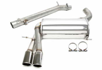 TA Technix Edelstahlanlage 2x80mm passend für Audi A3/S3 Sportback Typ 8P