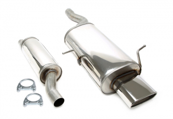 TA Technix stainless steel exhaust system 85x150mm for BMW 316i/318i E46 Sedan/Coupé/Touring