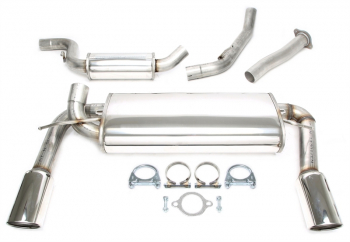 TA Technix Duplex Edelstahlanlage 1x100mm passend für Ford Focus ST