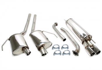 TA Technix Edelstahlanlage 2x80mm passend für Opel Omega B Limo.