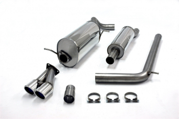 TA Technix Edelstahlanlage 2x80mm passend für Skoda Fabia RS