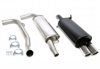 TA Technix Sportauspuffanlage 2x80mm passend für Volvo S40 I/ V40 I Typ V