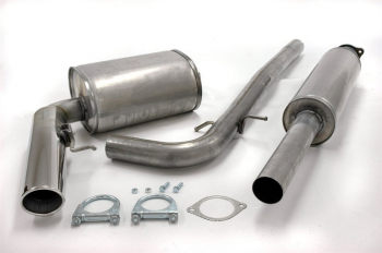 TA Technix Sportauspuffanlage 1x90mm passend für Volvo S60 I 2.4l Typ R