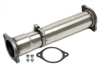 TA Technix Adapterrohr nach Katalysator zu Duplex Edelstahlanlage 1x100mm Links+Rechts passend für Volvo V70 III