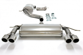 TA Technix Duplex Edelstahlanlage 2x80mm passend für VW Scirocco III
