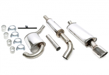 TA Technix Edelstahlanlage 1x90x120mm passend für VW Corrado VR6