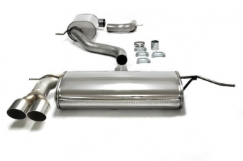 TA Technix stainless steel system 2x80mm sharp fits VW Golf V/VI / Audi A3 8P