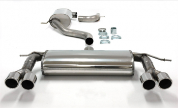 TA Technix Duplex Edelstahlanlage 2x80mm Links+Rechts passend für Seat Leon Cupra 2.0 TFSi Typ 1P