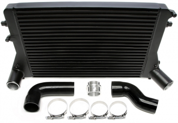TA Technix Ladeluftkühler Kit schwarz passend für Audi A3/S3 (8P) / TT (8J) / Seat Leon (1P)/ Skoda Octavia (1Z), Superb (3T) / Golf V+VI (1K) / Jetta III+IV (1KM/16(16H) / Eos (1F) / Passat (3C/3CC) / Scirocco III (13)