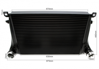 TA Technix Intercooler Kit suitable for VW Golf VIII Plattform MQB EA888/Gen.4