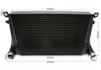 TA Technix Ladeluftkühler Kit passend für VW Golf VIII Plattform MQB EA888/Gen.4