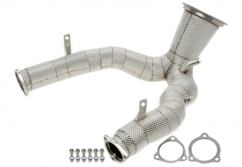 TA Technix Downpipe ohne Katalysator mit Hitzeschild passend für Audi A6 (C8), A7 Sporback (4KA) 3.0l TFSI