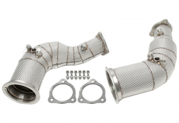 TA Technix Downpipe mit Katalysator mit Hitzeschild+OPF passend für Audi A4-RS4 (B9 Facelift), A5-RS5 (F5-Facelift)