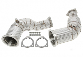 TA Technix Downpipe ohne Katalysator mit Hitzeschild+OPF passend für Audi A4-RS4 (B9 Facelift), A5-RS5 (F5-Facelift)
