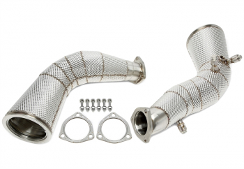 TA Technix Downpipe ohne Katalysator mit Hitzeschild+OPF passend für Audi A6-RS6 (C8), A7-RS7 (4KA)