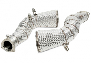 Preview: TA Technix Downpipe ohne Katalysator mit Hitzeschild+OPF passend für Audi A6-RS6 (C8), A7-RS7 (4KA)