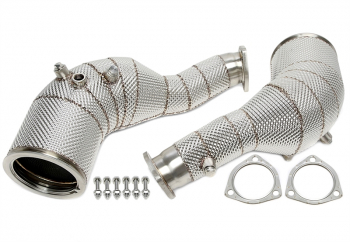 TA Technix Downpipe mit Katalysator mit Hitzeschild+OPF passend für Audi A6-RS6 (C8), A7-RS7 (4KA)