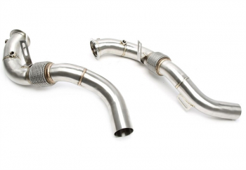 TA Technix Downpipe ohne Katalysator mit Flexrohr passend für BMW X5er Typ F15/F85, X6er F16/F86 - N63+S63 Motoren