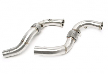 TA Technix Downpipe ohne Katalysator mit Flexrohr passend für BMW 5er Serie F10, 6er Serie F06 - 550i/650i - Motorcode N63