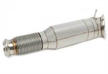 TA Technix Downpipe mit Hitzeschild und Katalysator mit passend für BMW 2er Serie Typ G42, 3er Typ G20/21, 5er Typ G30/31, 6er Typ G32, 7er Typ G11, 8er Typ G14/15/16, Z4 Typ G29, Toyota Supra MK5 Typ A91 - Motorcode B58