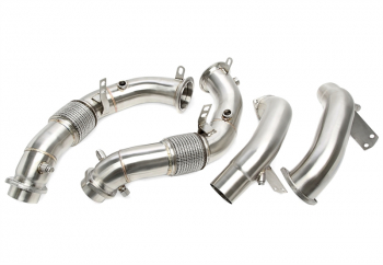 Preview: TA Technix Downpipe ohne Katalysator mit Flexrohr+OPF passend für BMW 5er Serie (G30), 8er Serie (G14, G15, G16)