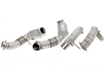 Preview: TA Technix Downpipe mit Katalysator und Hitzschild+OPF passend für BMW 5er Serie (G30), 8er Serie (G14, G15, G16)