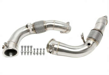 TA Technix Downpipe ohne Katalysator mit Flexrohr passend für BMW 7er Serie (G70), X5/X6/X7 Serie (G05, G06, G07)