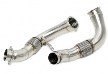 Preview: TA Technix Downpipe ohne Katalysator mit Flexrohr passend für BMW 7er Serie (G70), X5/X6/X7 Serie (G05, G06, G07)