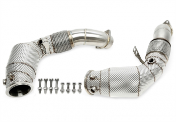 TA Technix Downpipe mit Katalysator und Hitzeschild passend BMW 7er Serie (G70), X5/X6/X7 Serie (G05, G06, G07)